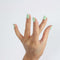 LAUED Nagelstickers - Nail Wraps - 16 Extreem Dunne Nagellak Stickers - Manicure Nail Art Folie - Mint Unicorn