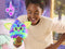Furby Galaxy - Interactieve knuffel - Glow-in-the-dark - Blauw/Groen