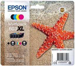 Epson 603XL - Inktcartridge - 4 Onderdelen - Multicolour (4 stuks)
