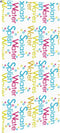 vidaXL - Doucherolgordijn - 130x240 - cm - stofbreedte - 126 - cm