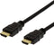 DELTACO HDMI-1030D-FLEX - Flexibele HDMI-kabel - High Speed HDMI met Ethernet 4K UltraHD 60 Hz 3 m - Zwart