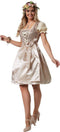 Dressforfun Mini-Dirndl Burgau model 2 XXL - verkleedkleding - pailletten - korte rok