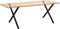 vidaXL - Eettafelpoten - 2 - st - X-vormig - 90x(72-73) - cm - staal - zwart