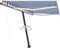 vidaXL - Luifel - automatisch - met - LED - en - windsensor - 350x250 - cm - blauw - wit