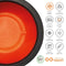 Capi Europe - Vaas elegant laag Groove NL - 34x46 - Zwart - Opening Ø27 - Bloempot voor binnen en buiten - Levenslang garantie - Breukbestendig - 100% Recyclebaar - CO2 Neutraal geproduceerd - KGVBL782