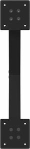 vidaXL - Eettafelpoten - 2 - st - X-vormig - 57x(72-73) - cm - staal - zwart