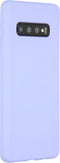 Accezz Samsung Galaxy S10+ - Liquid Silicone Backcover - Schokabsorberend - Paars