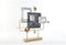 Decoratieve figuren DKD Home Decor Gouden Metaal Hemelsblauw (59 x 8.5 x 54.6 cm)