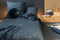 Nobodinoz dekbedovertrek éénpersoons 140x200cm Himalaya - Gold bubble/Night Blue