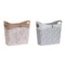Tijdschriftenrek DKD Home Decor Blauw Wit Grijs Licht Roze Polyurethaan PVC 39 x 21 x 34 cm (2 St...