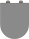 vidaXL - Snelle - Ontgrendel - Toiletbril - met - Soft - Close - Duroplast - Grijs