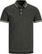 JACK & JONES JJEPAULOS - Poloshirt korte mouw - 2-pack donkerblauw en donkergroen