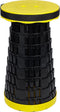 Bpvouwbare kruk extra strong geel per 10 - telescopische kruk - 250 kg - inklapbare kruk - draagbaar - kampeerstoel - opstapkrukje