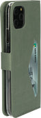 Mobiparts iPhone 11 Pro Max - Wallet Case - Extra opbergvak - Groen