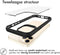 iMoshion Hoesje Geschikt voor iPhone 12 Pro Max Hoesje - iMoshion Rugged Hybrid Case - Zwart / Transparant