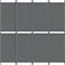 vidaXL - Kamerscherm - met - 4 - panelen - 200x200 - cm - stof - antracietkleurig