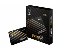 MSI Spatium S270 - SSD 240GB - SATA 2.5" - Leessnelheid 500MB/s - Schrijfsnelheid 400MB/s