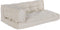 vidaXL - Pallet - Sofa - Kussen - met - Arm- - en - Rugsteun - Crème - Stof