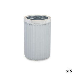 Glas Berilo 3436-2 Grijs Plastic 7,5 x 11,5 x 7,5 cm (16 Stuks)