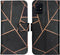 iMoshion Hoesje Geschikt voor Samsung Galaxy A51 Hoesje Met Pasjeshouder - iMoshion Design Softcase Bookcase - Goud / Zwart / Black Graphic