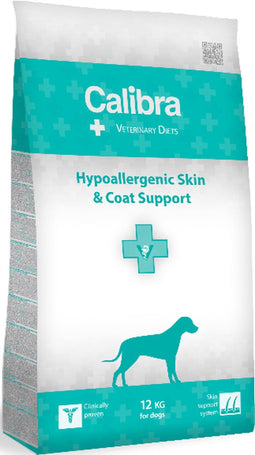 Calibra Dog Veterinary Diets Hypoallergenic Skin and Coat Support 12 kg