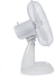 Deluxa Tafelventilator - 30cm - 85° Oscillerend 3 Snelheden - Wit