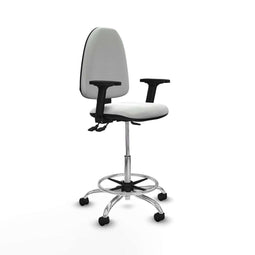 Piqueras y Crespo B2D05RN - Bureaustoel - Hoogteverstelbaar met armleuning - Wit