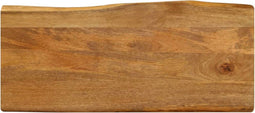 vidaXL - Tafelblad - met - natuurlijke - rand - 90x40x3,8 - cm - massief - mangohout
