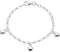 Lilly bedelarmband - kinderarmband - 925 sterling zilver - 16cm - hartjes
