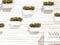 Muur bloembak Algarve Long 38,5x14,5 cm wit