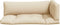 vidaXL - Palletkussens - 3 - st - stof - beige