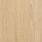 vidaXL - Salontafel - 50x46x50 - cm - bewerkt - hout - sonoma - eikenkleurig
