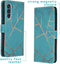 iMoshion Hoesje Geschikt voor Samsung Galaxy S21 FE Hoesje Met Pasjeshouder - iMoshion Design Softcase Bookcase - Blauw / Meerkleurig / Blauw / Blue Graphic