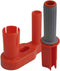 Raadhuis handafroller - voor stretchfolie - kunststof rood - RD-351196