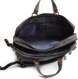 Berba Leren Convertible Rugtas 15.6 inch Barbarossa 826-153 Blauw