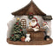 Kerstversiering DKD Home Decor Hars Kerstman (19 x 9,5 x 18 cm) (2 Stuks)