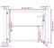 vidaXL - Poort - 105x105 - cm - cortenstaal