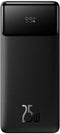 Baseus Bipow Powerbank 20000mAh 25W Quick Charge Dual usb-A en USB-C poort en kabel - Zwart