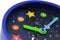 nXt - Stille Wandklok - 26 cm - Plastic - Zwart - 'Apollo'