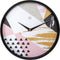 nXt - Stille Wandklok - 30 cm - Plastic - Multi - 'Grace'