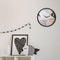 nXt - Stille Wandklok - 30 cm - Plastic - Multi - 'Grace'
