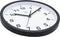 nXt - Wandklok - 20cm - Plastic - Zwart - 'Easy Small'