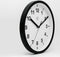 nXt - Wandklok - 20cm - Plastic - Zwart - 'Easy Small'