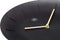 nXt - Wandklok - 30 cm - Plastic - Zwart - 'Bowl'