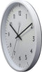 nXt - Wandklok - 30cm - Plastic - Wit - 'Easy Big'