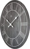 nXt - Wandklok - 40 cm - Hout - Zwart - 'Paul'