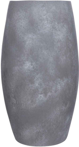 Mica Decorations Vaas Lester rond Lichtgrijs - H 70 x Ø 39 cm - Handgemaakt