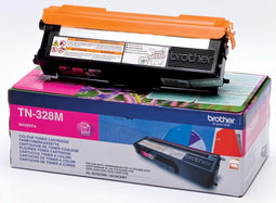 Brother TN-328M - Tonercartridge - Origineel - Printcapaciteit 6000 - Magenta