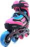 Move Fast Inlineskates - Maat 38-41 - Unisex - roze/zwart/blauw