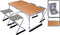 Relaxwonen | Campingtafel met 4 stoelen | 120 x 60 x 40cm
